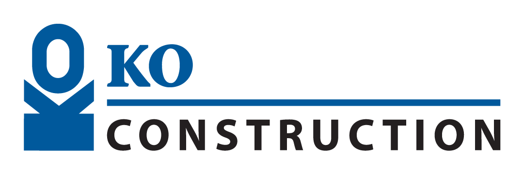 KO Construction logo