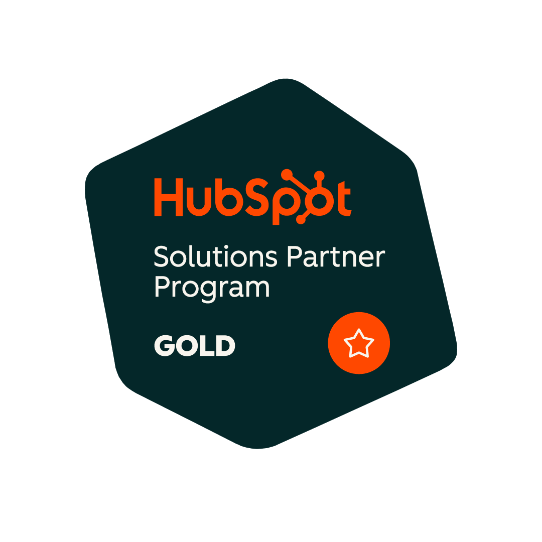 HubSpot Solutions Partner Program Gold tier badge